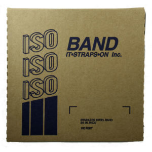 201 Stainless Steel Heavy Duty Band. 3/4" x .044 x 100' - #BA430
