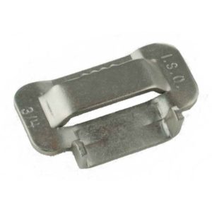 201 Stainless Steel Buckles 3/4” - High-strength stainless steel banding buckles for reliable and secure fastening