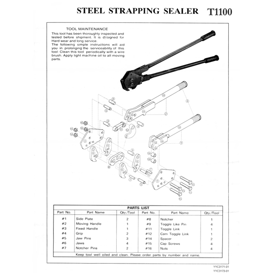 T1100 Parts Breakdown-2