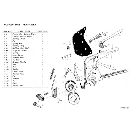 T1902D Parts Breakdown