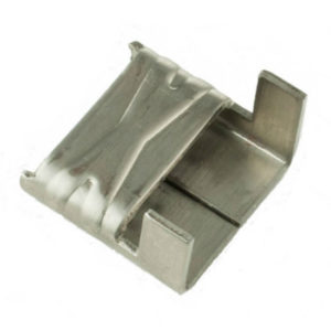 201 Stainless Steel Wing Seals 5/8” - ISO Stainless steel wing seals designed for secure and durable industrial strapping applications.