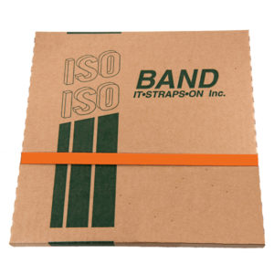 201 Stainless Steel Color Fast™ Band. 1/2" x .025 x 100’ – #BA144 Orange