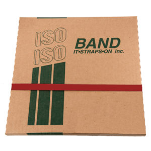 201 Stainless Steel Color Fast™ Band. 1/2" x .025 x 100’ – #BA144 Red