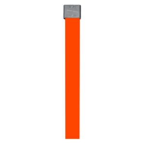 201 Stainless Steel Color Fast™ Band 5/8” x .025, available in lengths of 18”, 24”, 27”, and 30” with center punch seals. Features excellent oxidation resistance and robust fastening. – CTL 5/8” Orange.