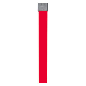 201 Stainless Steel Color Fast™ Band. 5/8” x .025 x 18”, 24” and 30” Lengths Available With Center Punch Seals – CTL 5/8” Red