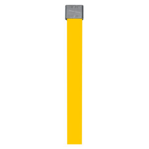 201 Stainless Steel Color Fast™ Band 5/8” x .025, available in lengths of 18”, 24”, 27”, and 30” with center punch seals. Provides durable oxidation resistance and reliable fastening capabilities – CTL 5/8” Yellow.