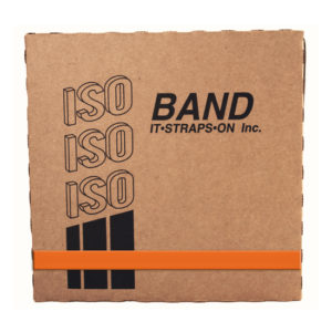 201 Stainless Steel Color Fast™ Band. 5/8” x .025 x 100’ – #BA145 Orange