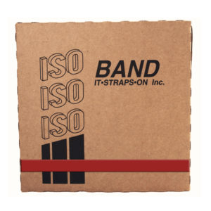 201 Stainless Steel Color Fast™ Band. 5/8” x .025 x 100’ – #BA145 Red