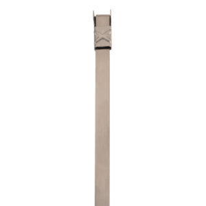 201 Stainless Steel Color Fast™ Band 5/8” x .025, available in lengths of 18”, 24”, 27”, and 30” with lengths available with wing seal. Features reliable oxidation resistance and robust fastening. – CTL 5/8” Stainless Steel.
